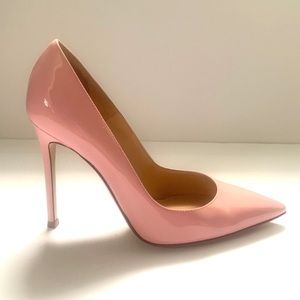 Gianvito Rossi 100mm Patent Pink Pumps (IT 36.5)